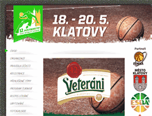 Tablet Screenshot of maxibasketball.cz